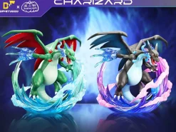 1/20 Scale World Zukan Mega Charizard X - Pokemon Resin Statue - DM Studios