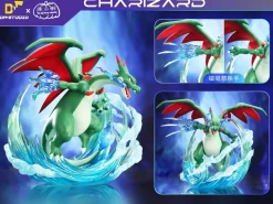 1/20 Scale World Zukan Mega Charizard X - Pokemon Resin Statue - DM Studios