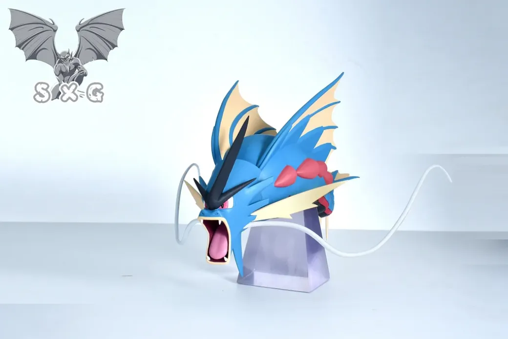 1/20 Scale World Zukan Mega Gengar & Mega Gyarados - Pokemon Resin Statue - SXG Studios