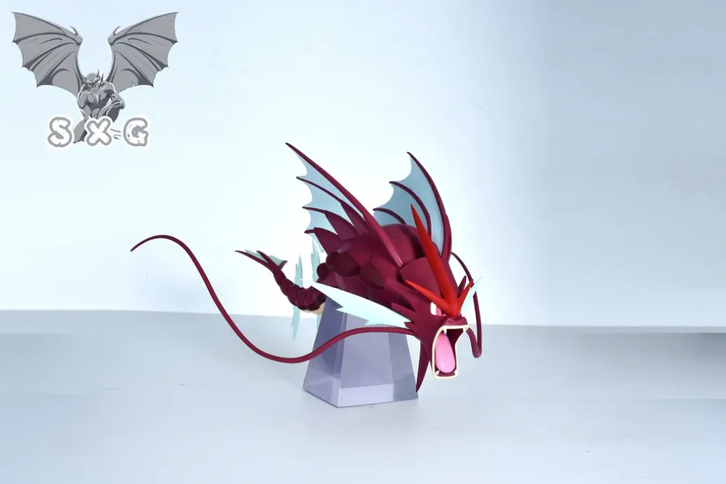 1/20 Scale World Zukan Mega Gengar & Mega Gyarados - Pokemon Resin Statue - SXG Studios