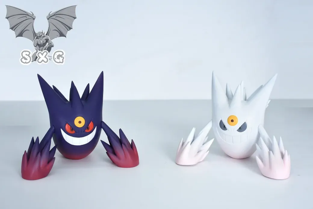 1/20 Scale World Zukan Mega Gengar & Mega Gyarados - Pokemon Resin Statue - SXG Studios