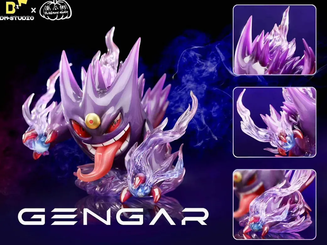 1/20 Scale World Zukan Mega Gengar - Pokemon Resin Statue - DM Studios