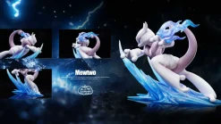 1/20 Scale World Zukan Mega Mewtwo X - Pokemon Resin Statue - Pokemon Studio