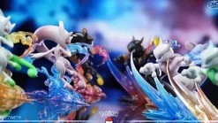 1/20 Scale World Zukan Mega Mewtwo X - Pokemon Resin Statue - Pokemon Studio