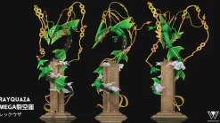 1/20 Scale World Zukan Mega Rayquaza & Primal Kyogre & Primal Groudon - Pokemon Resin Statue - Wonder Studio