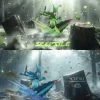 1/20 Scale World Zukan Mega Sceptile - Pokemon Resin Statue - Pokemon Studio