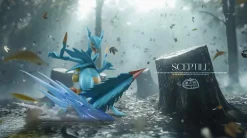 1/20 Scale World Zukan Mega Sceptile - Pokemon Resin Statue - Pokemon Studio