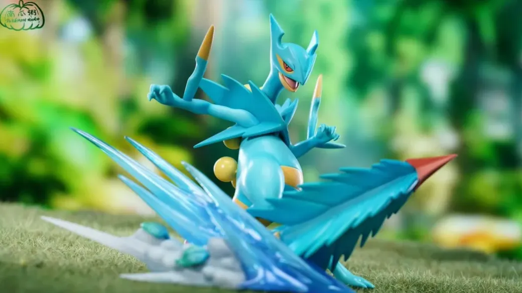 1/20 Scale World Zukan Mega Sceptile - Pokemon Resin Statue - Pokemon Studio
