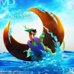1/20 Scale World Zukan Mega Salamence - Pokemon Resin Statue - MD-Studio