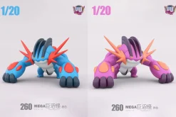 1/20 Scale World Zukan Mega Swampert - Pokemon Statue - UU Studio