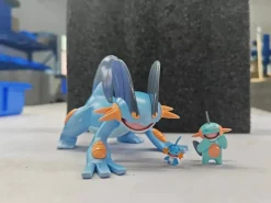 1/20 Scale World Zukan Mega Swampert & Evolution of Swampert Set - Pokemon Statue - FOG Studio