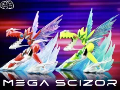 1/20 Scale World Zukan Mega Scizor - Pokemon Resin Statue - Pokemon Studio