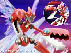 1/20 Scale World Zukan Mega Scizor - Pokemon Resin Statue - Pokemon Studio