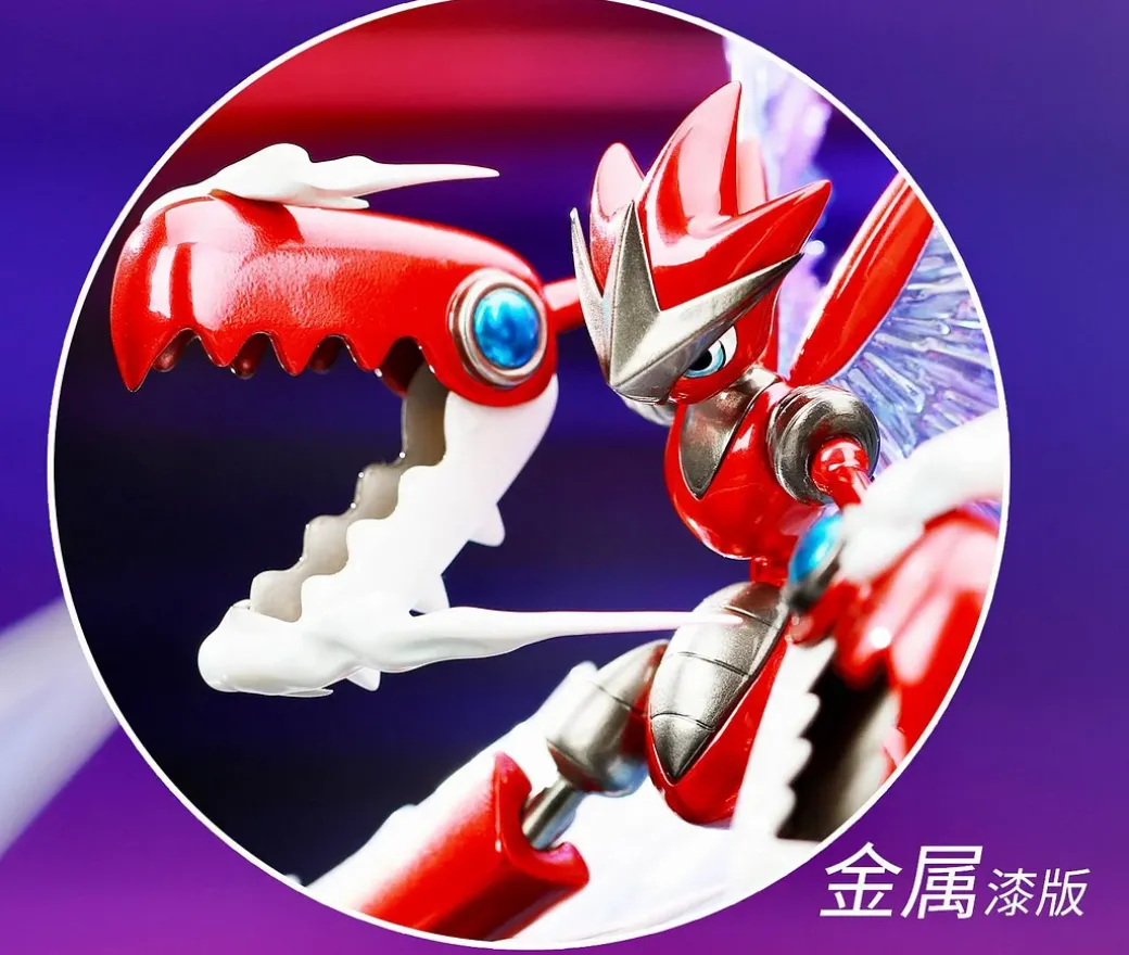 1/20 Scale World Zukan Mega Scizor - Pokemon Resin Statue - Pokemon Studio