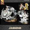 1/20 Scale World Zukan Mega Steelix & Jasmine & Ampharos - Pokemon Resin Statue - DianCangGuan Studios