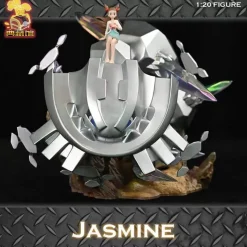 1/20 Scale World Zukan Mega Steelix & Jasmine & Ampharos - Pokemon Resin Statue - DianCangGuan Studios
