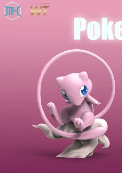 1/20 Scale World Zukan Mew & Mewtwo - Pokemon Resin Statue - MX Studios [In stock]