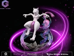 1/20 Scale World Zukan Mewtwo - Pokemon Statue - Grand Studio