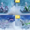 1/20 Scale World Zukan Mewtwo & Mew - Pokemon Resin Statue - FLF Studio