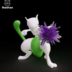 1/20 Scale World Zukan Mewtwo - Pokemon Statue - Hanhan-Studio