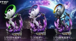 1/20 Scale World Zukan Mewtwo Mega X & Mega Y - Pokemon Resin Statue - PPAP Studios