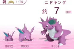 1/20 Scale World Zukan Nidoking Set, Rhydon Set & Dragonair Set - Pokemon Resin Statue - SXG Studios