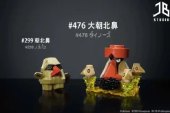 1/20 Scale World Zukan Nosepass & Probopass - Pokemon Resin Statue - JB Studio