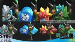 1/20 Scale World Zukan Ogerpon Set & Okidogi & Munkidori & Fezandipiti - Pokemon Statue - HuanYing Studios