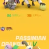 1/20 Scale World Zukan Oranguru & Passimian - Pokemon Statue - UU Studio