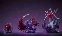 1/20 Scale World Zukan Original Colour Evolution of Gengar Set - Pokemon Statue - XiaoDingDang Studio