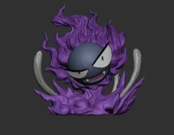1/20 Scale World Zukan Original Colour Evolution of Gengar Set - Pokemon Statue - XiaoDingDang Studio