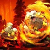 1/20 Scale World Zukan Original Colour Evolution of Arcanine Set - Pokemon Statue - MT Studio