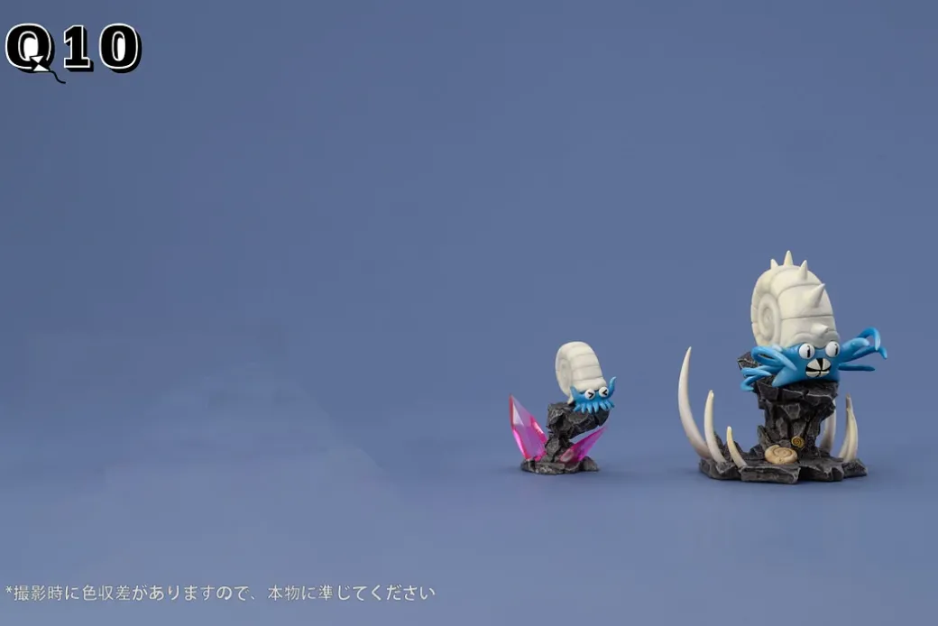 1/20 Scale World Zukan Original Colour Evolution of Omastar Set - Pokemon Statue - Q10 Studio