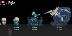 1/20 Scale World Zukan Original Colour Samurott Set & Cute Oshawott - Pokemon Resin Statue - TS Studio