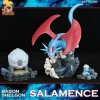 1/20 Scale World Zukan Original Colour Salamence Family - Pokemon Resin Statue - DianCangGuan Studios