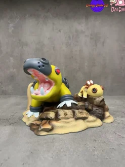 1/20 Scale World Zukan Original Colour Evolution of Hippowdon Set - Pokemon Resin Statue - Ecology Studio