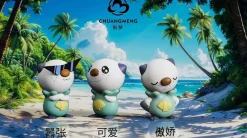 1/20 Scale World Zukan Oshawott - Pokemon Resin Statue - CM-Studio