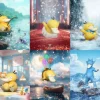 1/20 Scale World Zukan Psyduck & Golduck - Pokemon Statue - Wonder Studio
