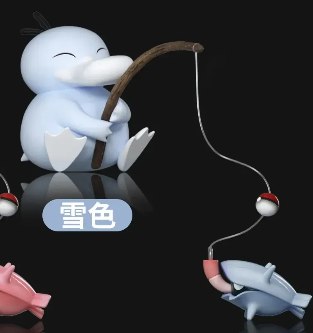 1/20 Scale World Zukan Psyduck & Golduck - Pokemon Statue - Wonder Studio