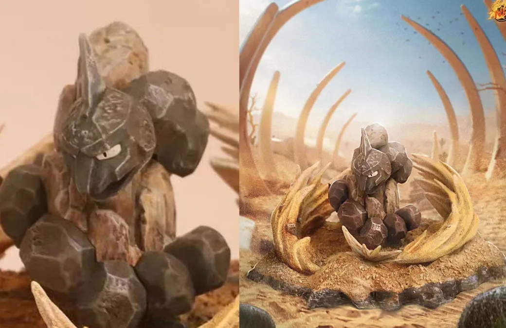 1/20 Scale World Zukan Realistic Style Onix - Pokemon Resin Statue - NP Studio