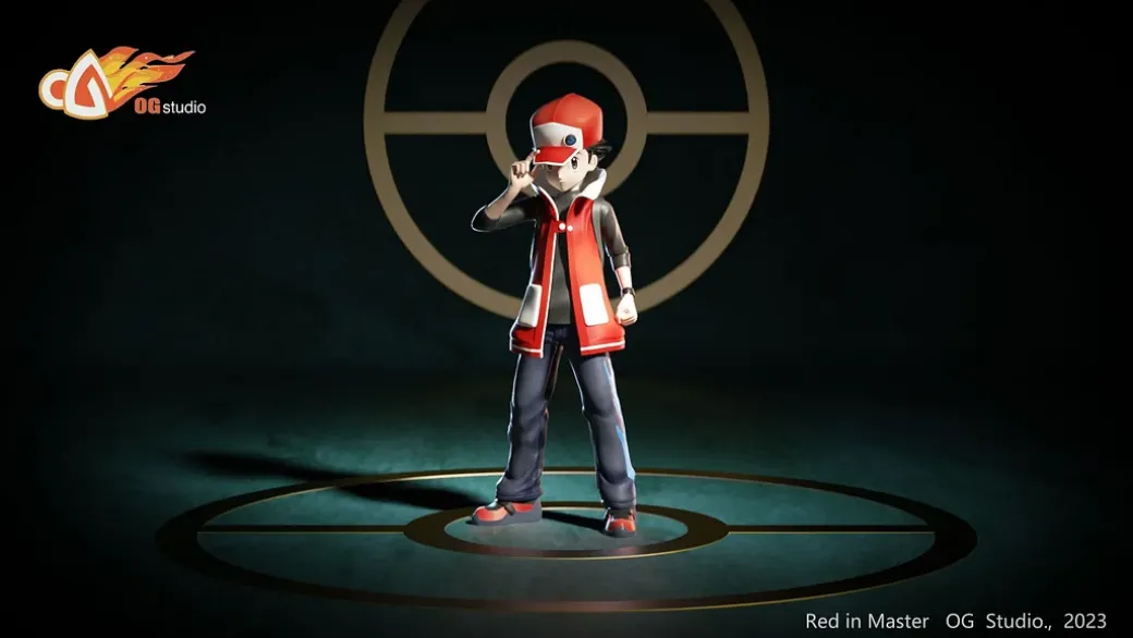 1/20 Scale World Zukan Red - Pokemon Statue - OG Studio