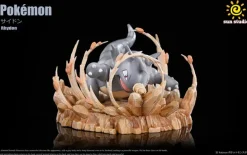 1/20 Scale World Zukan Rhydon & Rhyperior - Pokemon Resin Statue - sun Studio