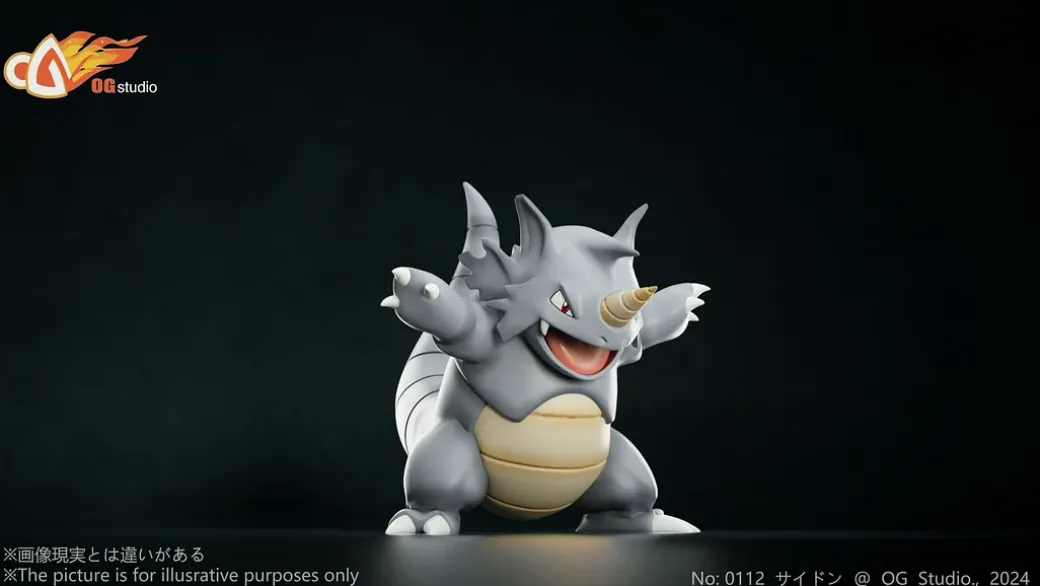 1/20 Scale World Zukan Rhydon - Pokemon Statue - OG Studio
