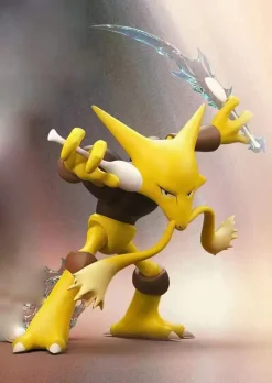 1/20 Scale World Zukan Sabrina & Third Generation Form Alakazam - Pokemon Statue - Pocket Bus Studio