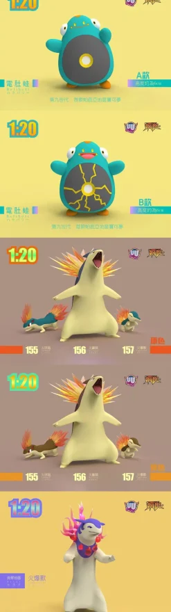 1/20 Scale World Zukan Series 003 - Pokemon Statue - UU Studio