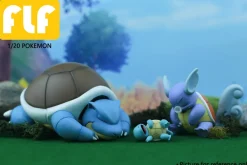 1/20 Scale World Zukan Sleeping Evolution of Squirtle Set - Pokemon Resin Statue - FLF Studio