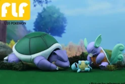 1/20 Scale World Zukan Sleeping Evolution of Squirtle Set - Pokemon Resin Statue - FLF Studio