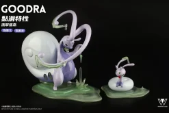 1/20 Scale World Zukan Sliggoo & Goodra - Pokemon Statue - Wonder Studio