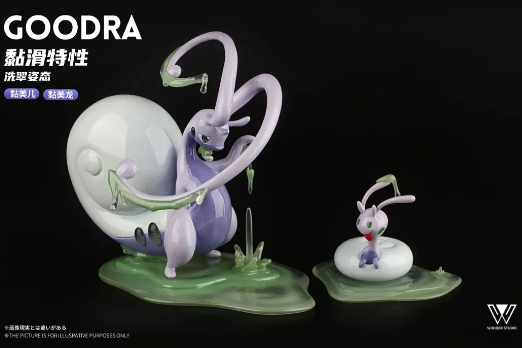 1/20 Scale World Zukan Sliggoo & Goodra - Pokemon Statue - Wonder Studio