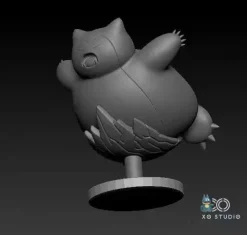 1/20 Scale World Zukan Snorlax Family - Pokemon Resin Statue - XO Studio